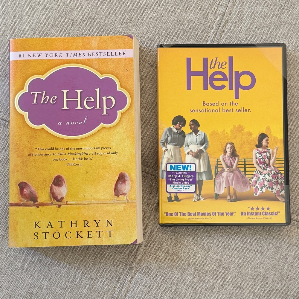 “The Help” Book and DVD Set NWT